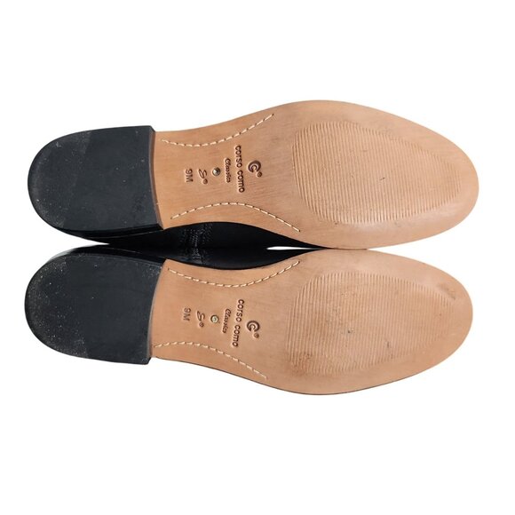 Corso Como Black Leather Riding Style Boots Womens Size 9M Equestrian - Picture 6 of 11